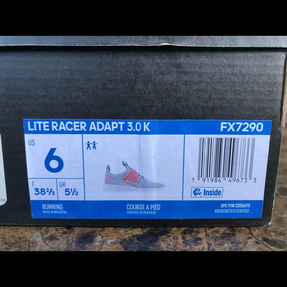 NEW  adidas Lite Racer Adapt 3 Slip-on Sneakers - Picture 13 of 13
